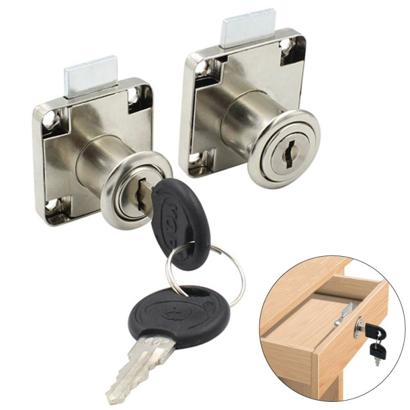 Furniture Home Hardware - Zinc Alloy Anti-Theft Drawer Lock With