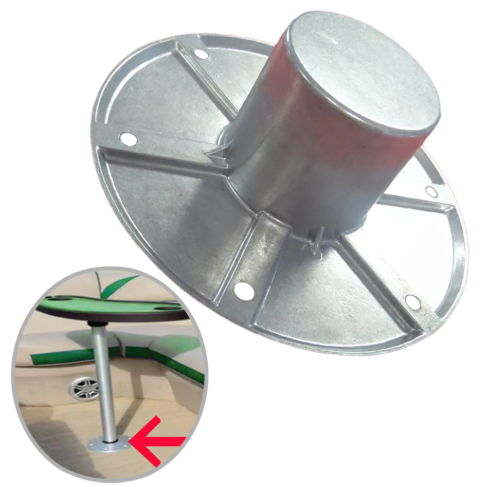 Furniture Leg Set - 1Pcs Table Leg Fixed Base Aluminum
