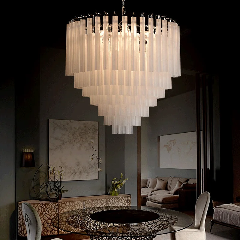 Cabinet Knob Round - Round Murano Glass Pendant Chandelier Light