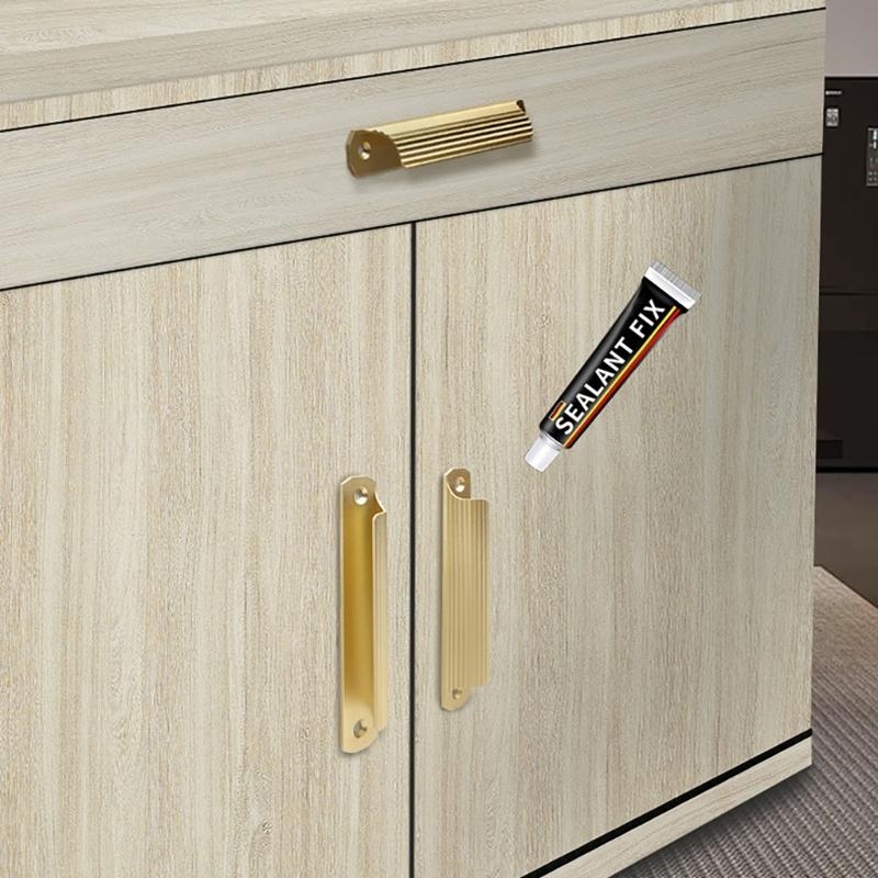 Furniture Hardware Brackets - Cabinet Door Furniture Drawer Handle Aluminum