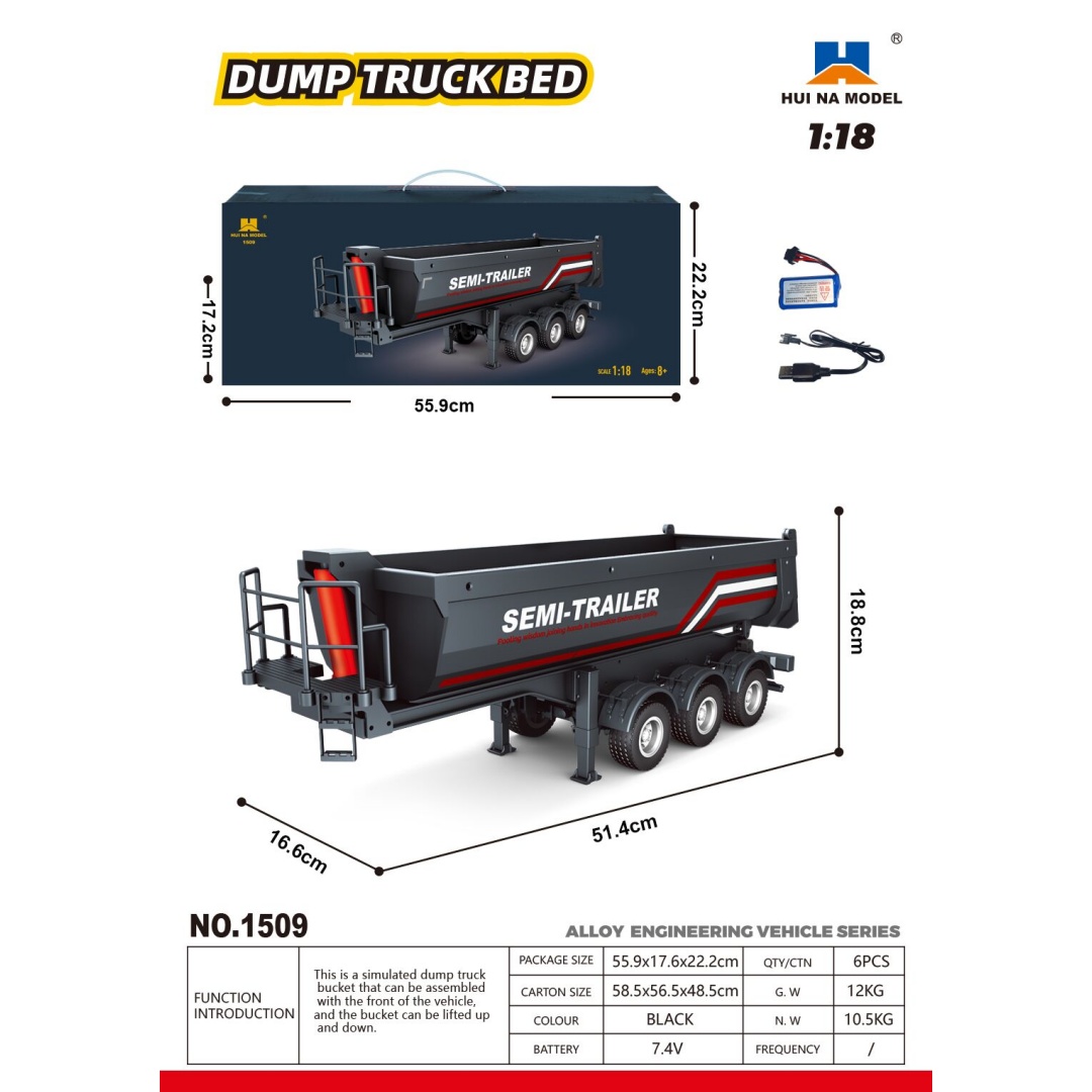 New 1/18 Huina 1509 RC Semi Du - Furniture Leg Set recensie en prijs