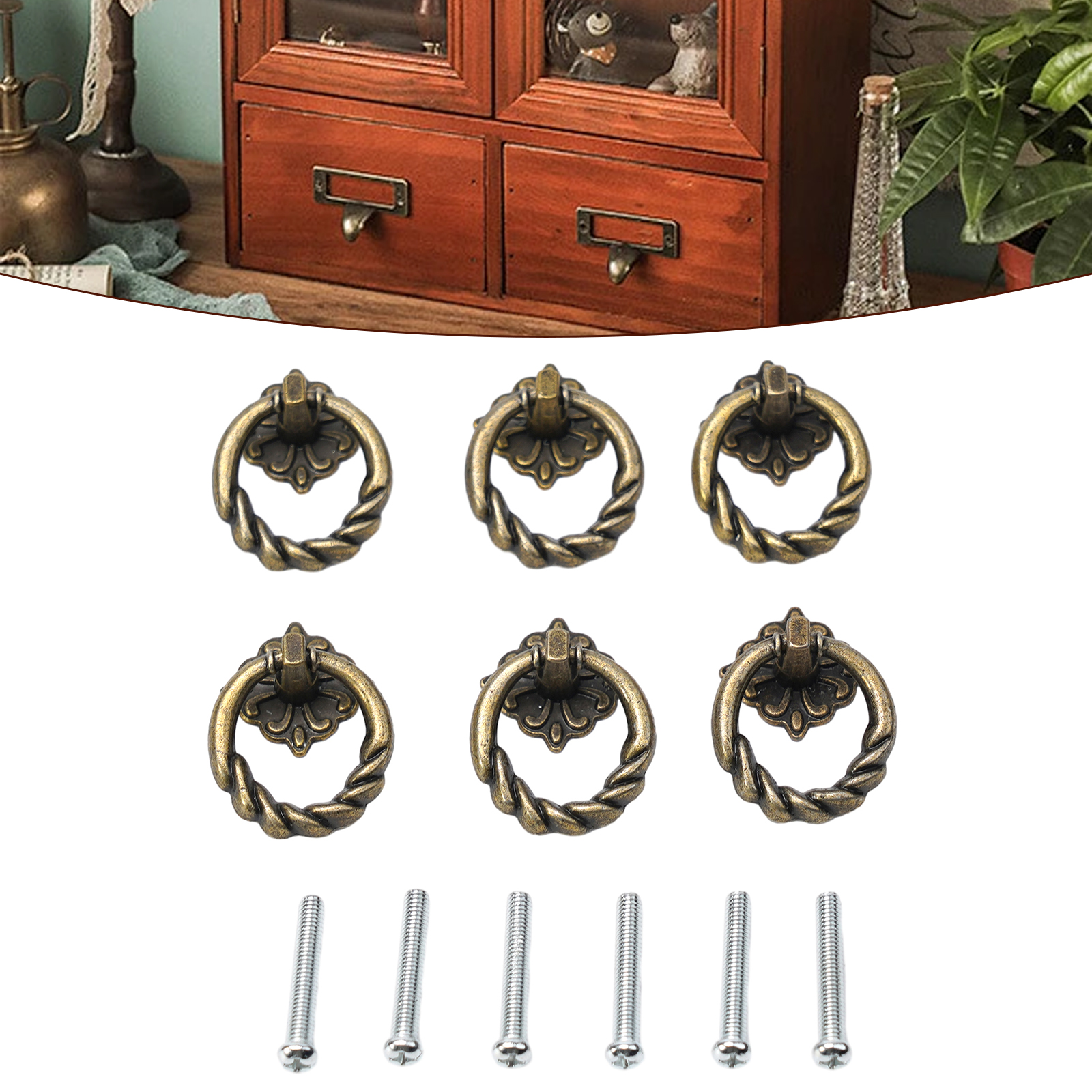 6PC Cabinet Knobs Retro Vintag - Vintage Furniture Hardware Pulls recensie en prijs