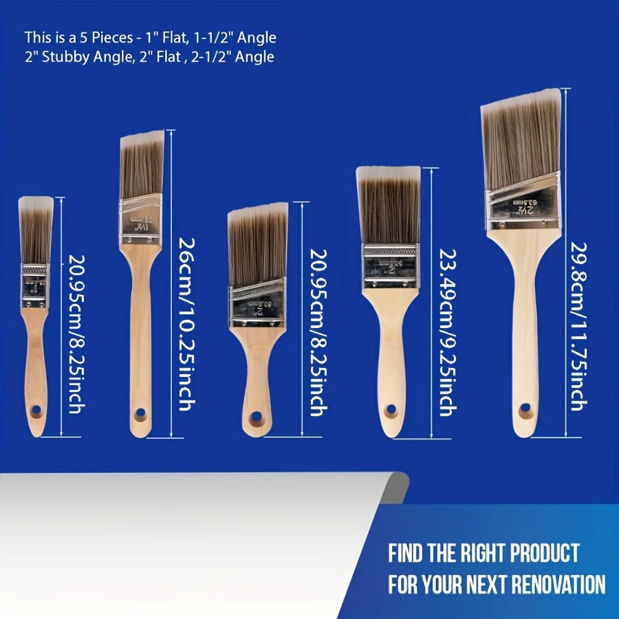 5Pcs High Quality Paint Brush  - Furniture Home Hardware recensie en prijs