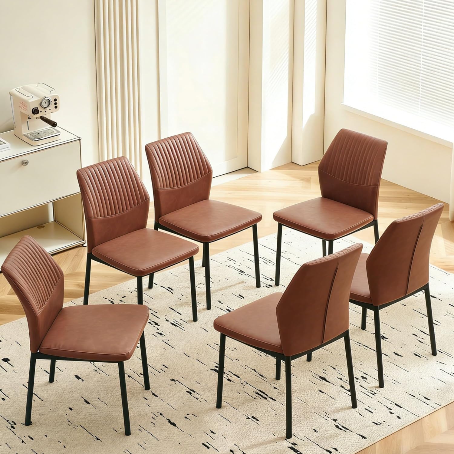 PU Leather Dining Chairs Set o - Furniture Leg Set recensie en prijs
