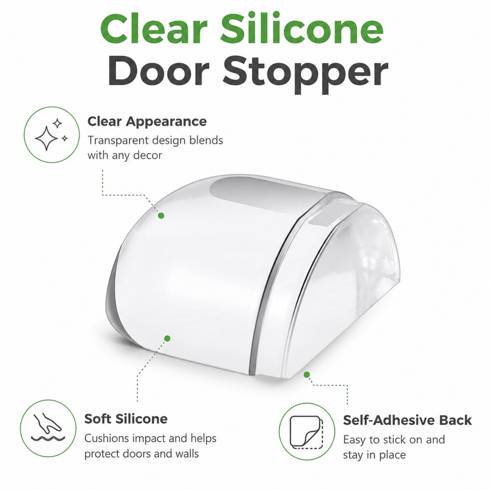 Transparent Silicone Doorstop  - Furniture Hardware Manufacturer recensie en prijs
