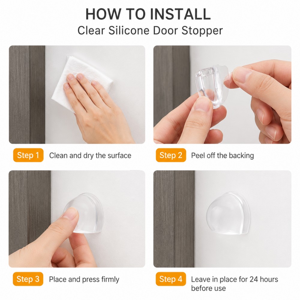 Transparent Silicone Doorstop  - Furniture Hardware Manufacturer recensie en prijs