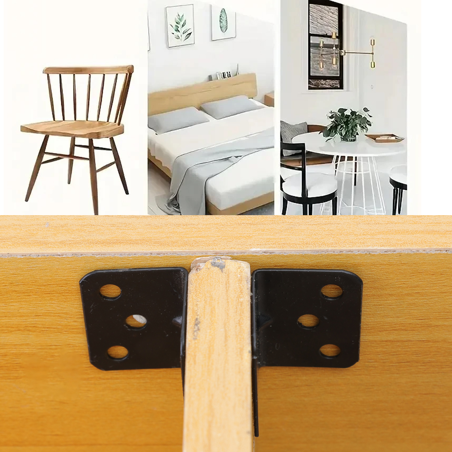 10/30pcs Black L-shaped Right  - Furniture Home Hardware recensie en prijs