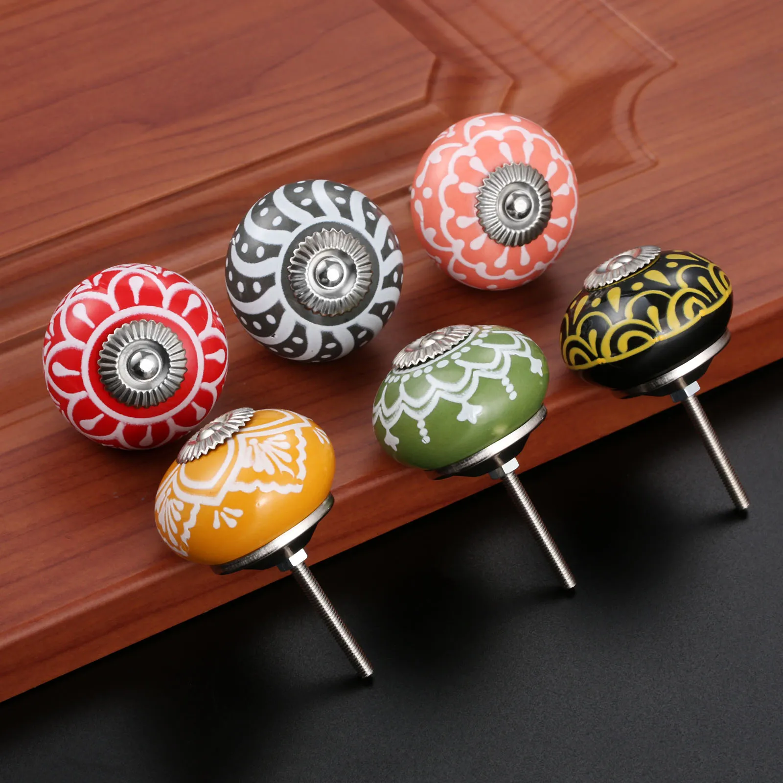 40mm Vintage Floral Prints Cer - Cabinet Knob Round recensie en prijs