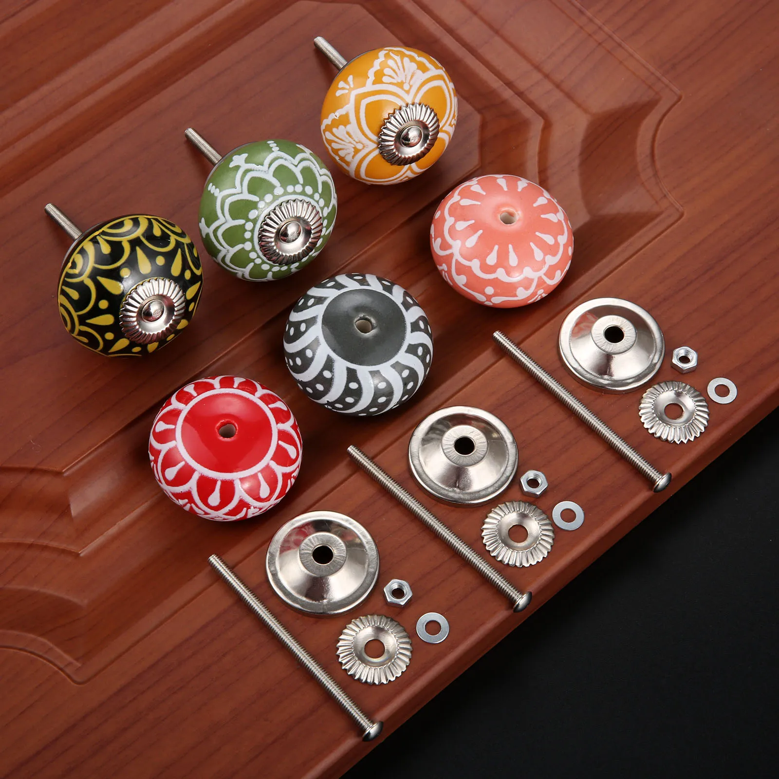 40mm Vintage Floral Prints Cer - Cabinet Knob Round recensie en prijs