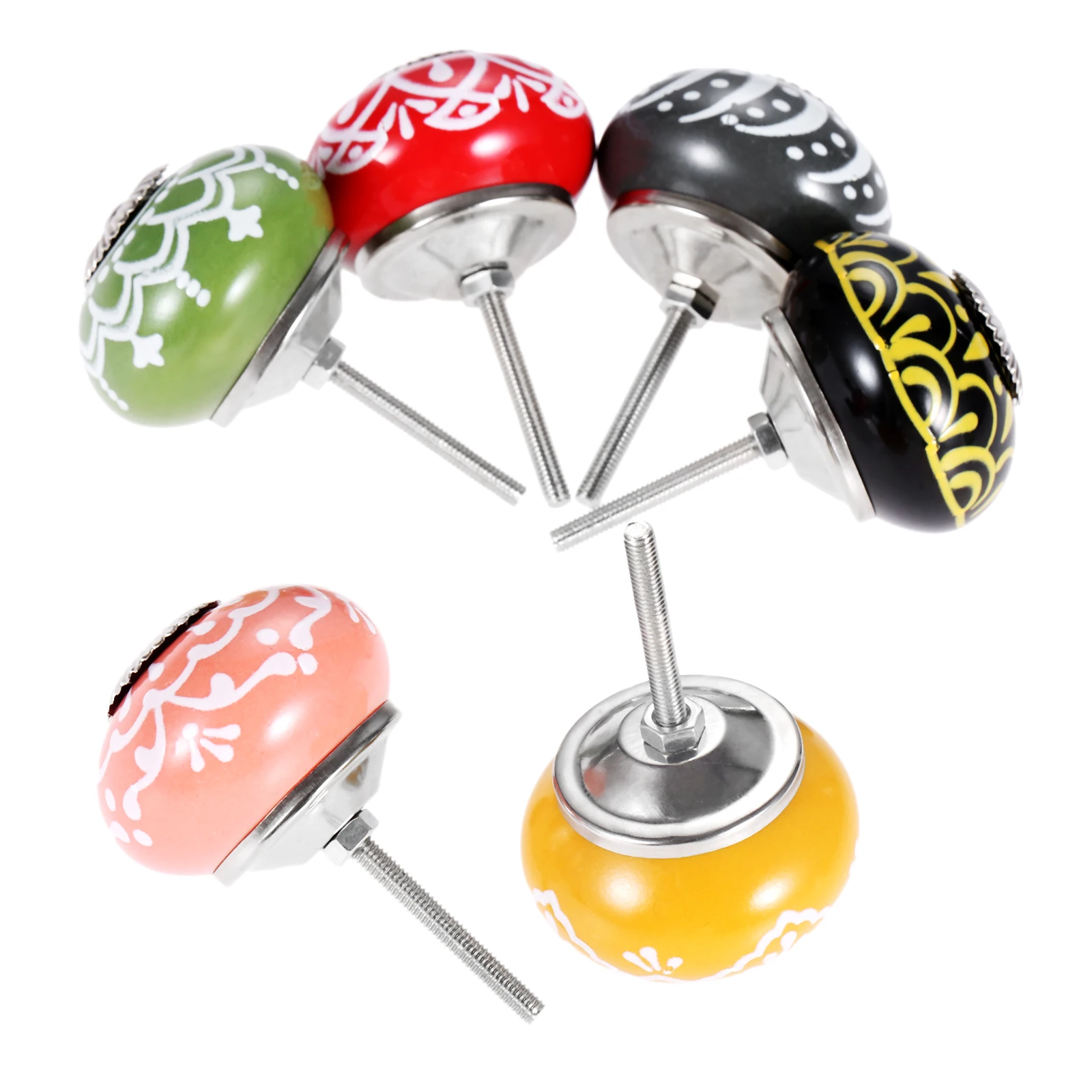 40mm Vintage Floral Prints Cer - Cabinet Knob Round recensie en prijs