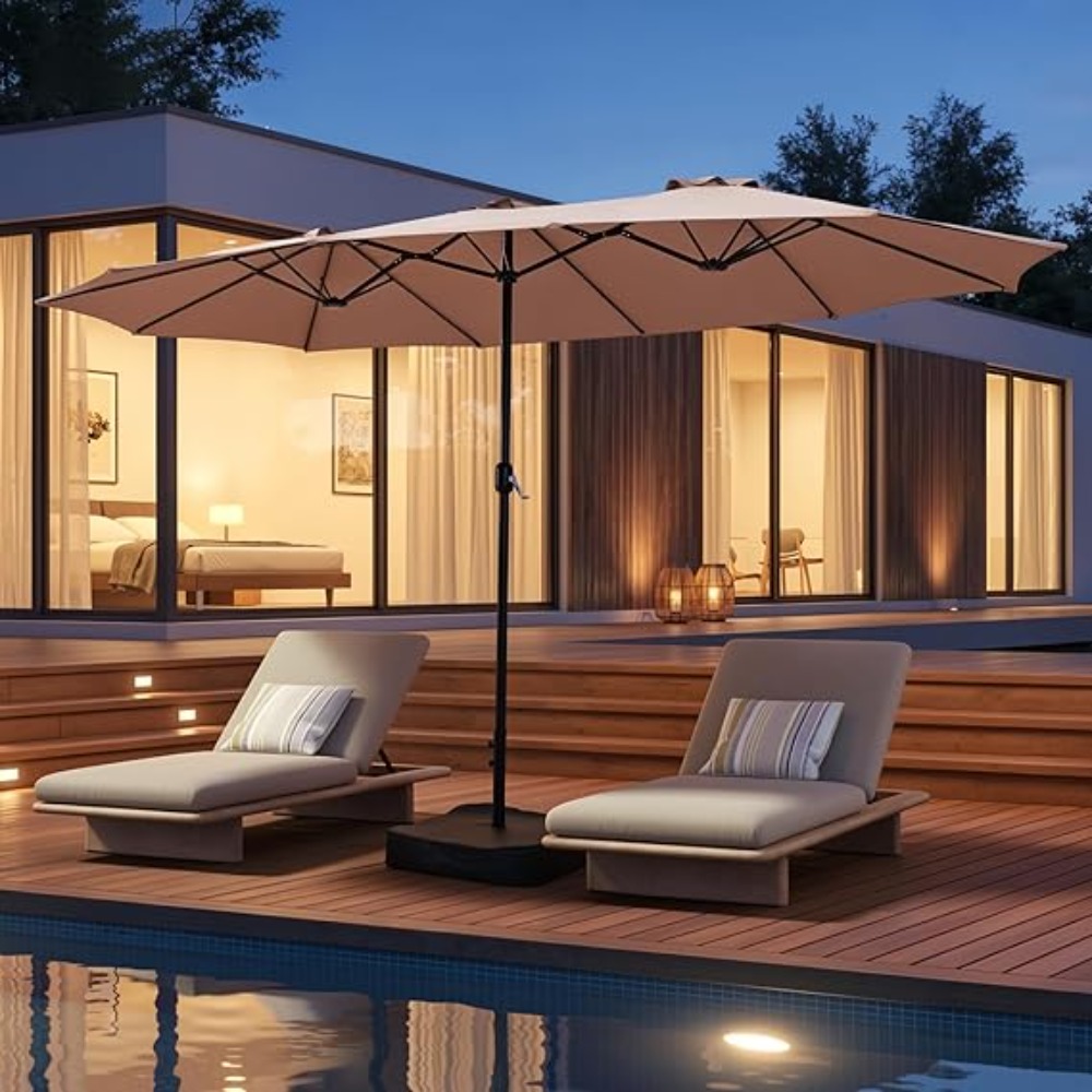 15ft Patio Umbrella with Base  - Furniture Hardware Manufacturer recensie en prijs
