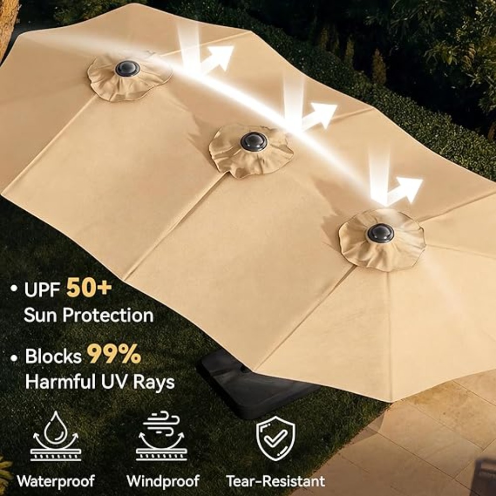 15ft Patio Umbrella with Base  - Furniture Hardware Manufacturer recensie en prijs