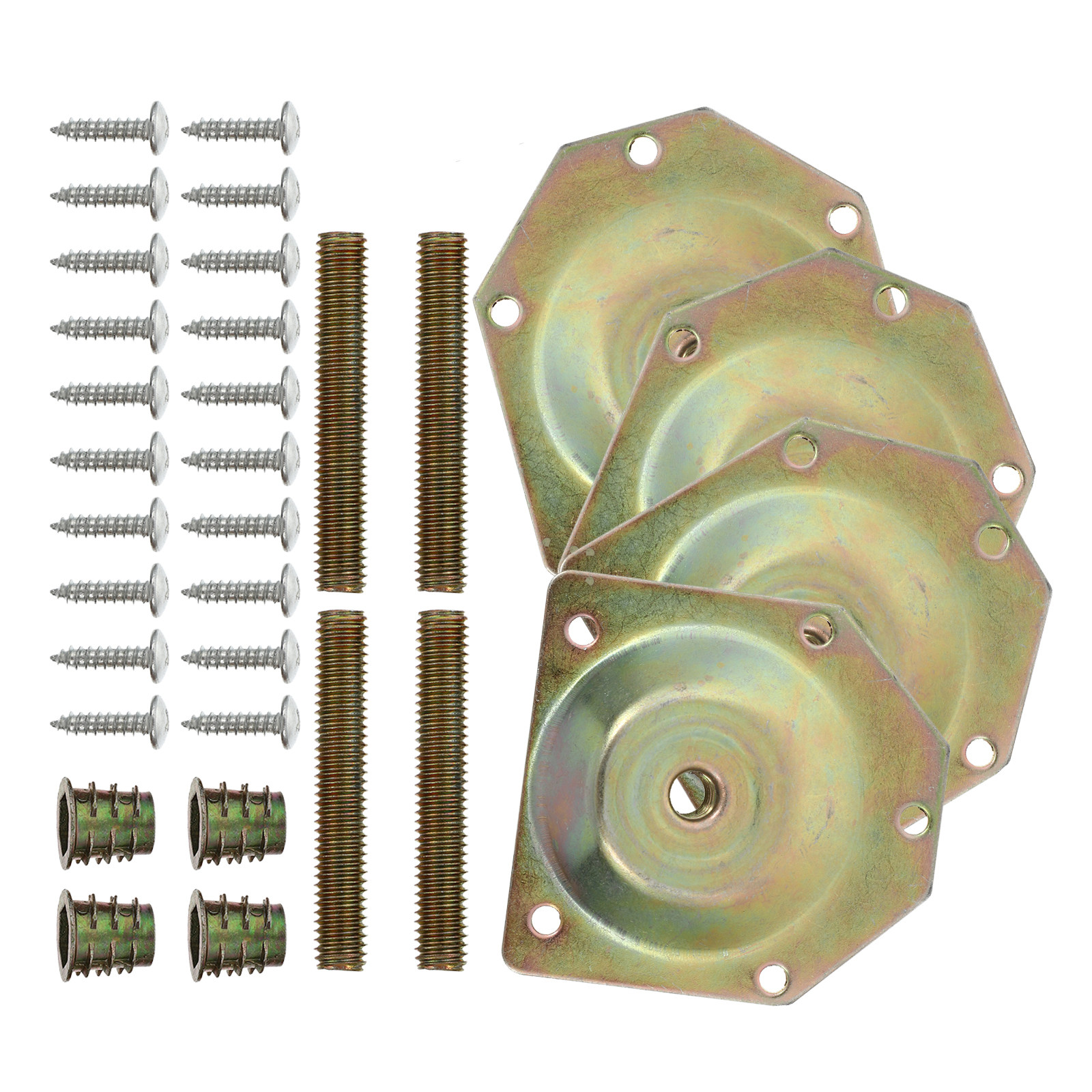 4Pcs Nut Set Angled Mounting P - Furniture Leg Set recensie en prijs