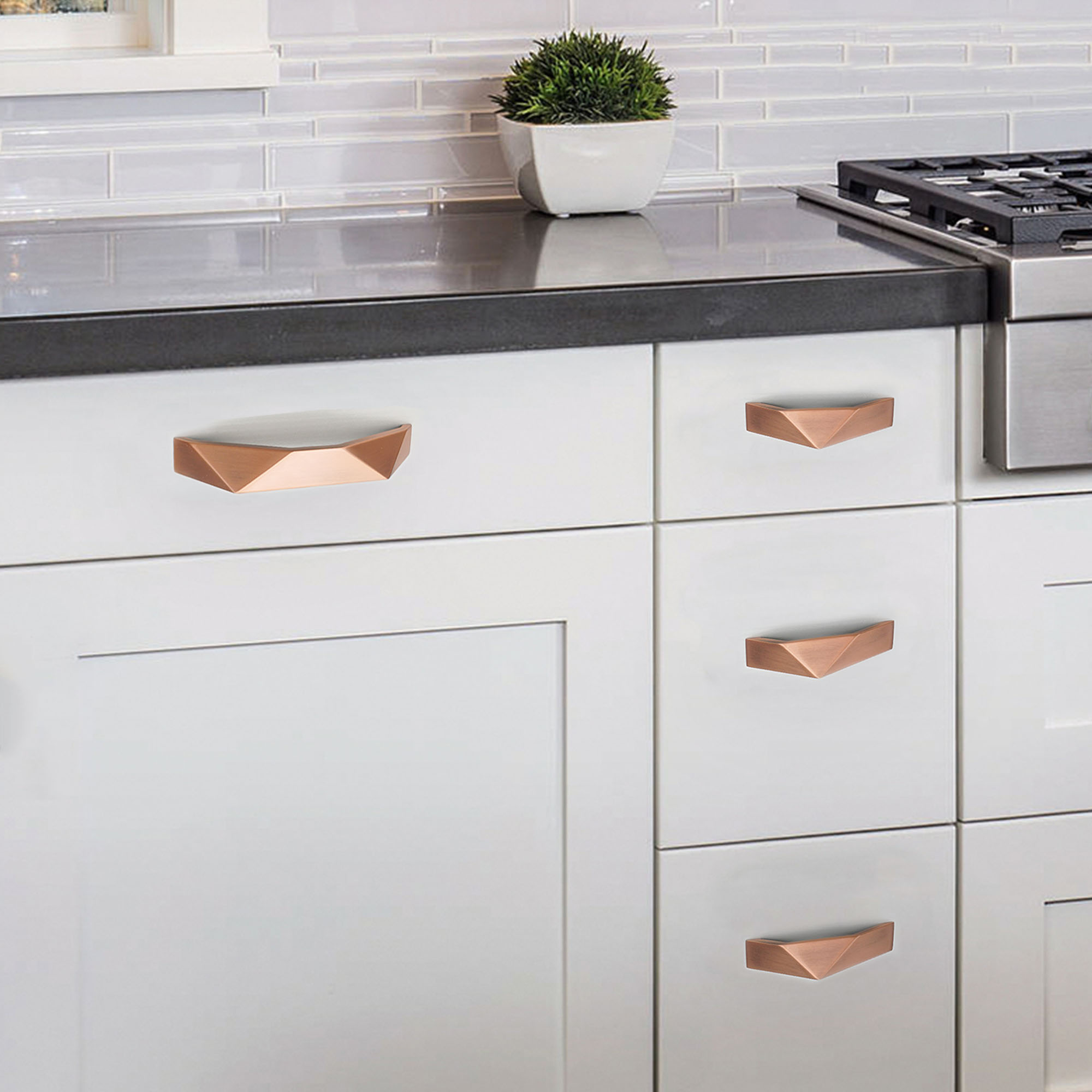 Brushed Copper Furniture Handl - Vintage Furniture Hardware Pulls recensie en prijs