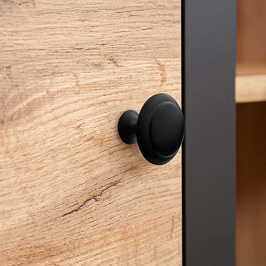 12 Pack Black Round Cabinet Ha - Cabinet Knob Round recensie en prijs