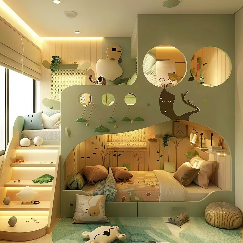 Solid Wood Children's Bed High - Furniture Hardware Lowes recensie en prijs