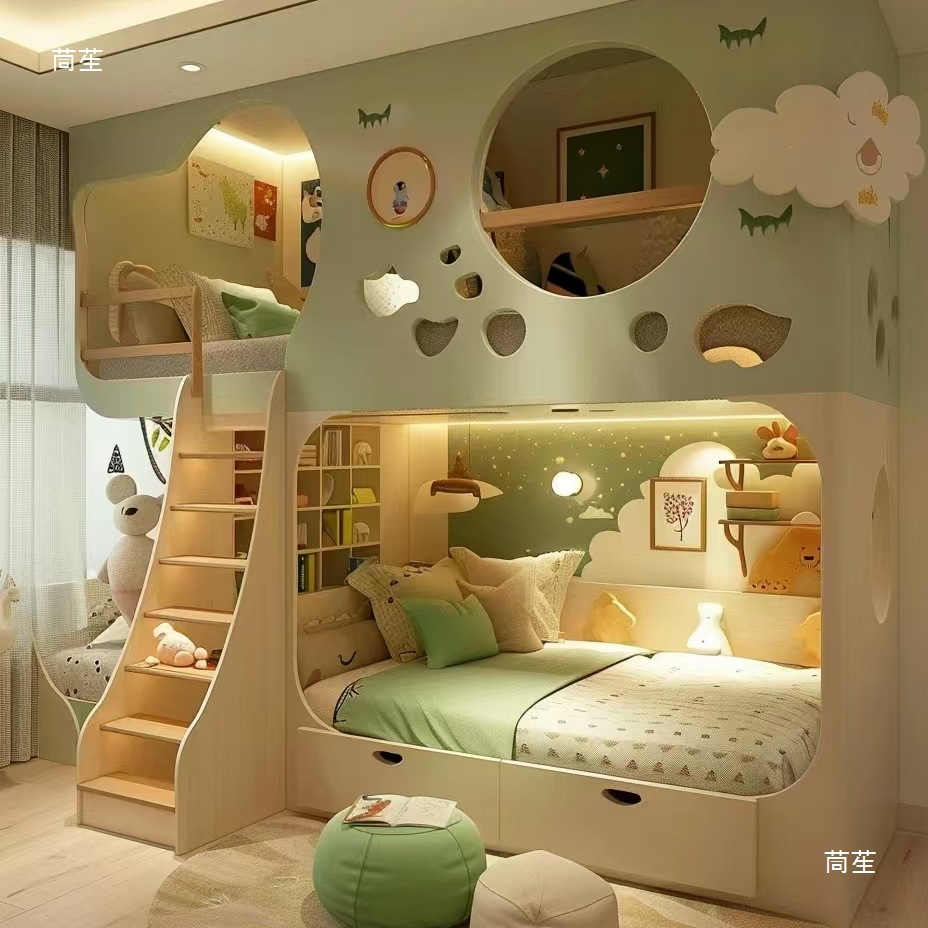Solid Wood Children's Bed High - Furniture Hardware Lowes recensie en prijs