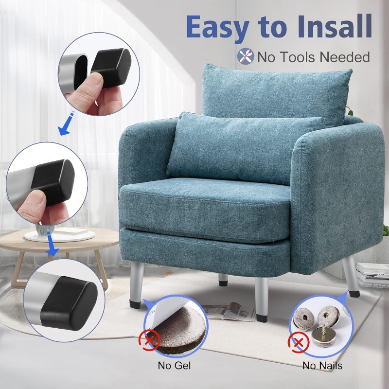 16pcs Transparent Oval Chair L - Furniture Hardware Brackets recensie en prijs