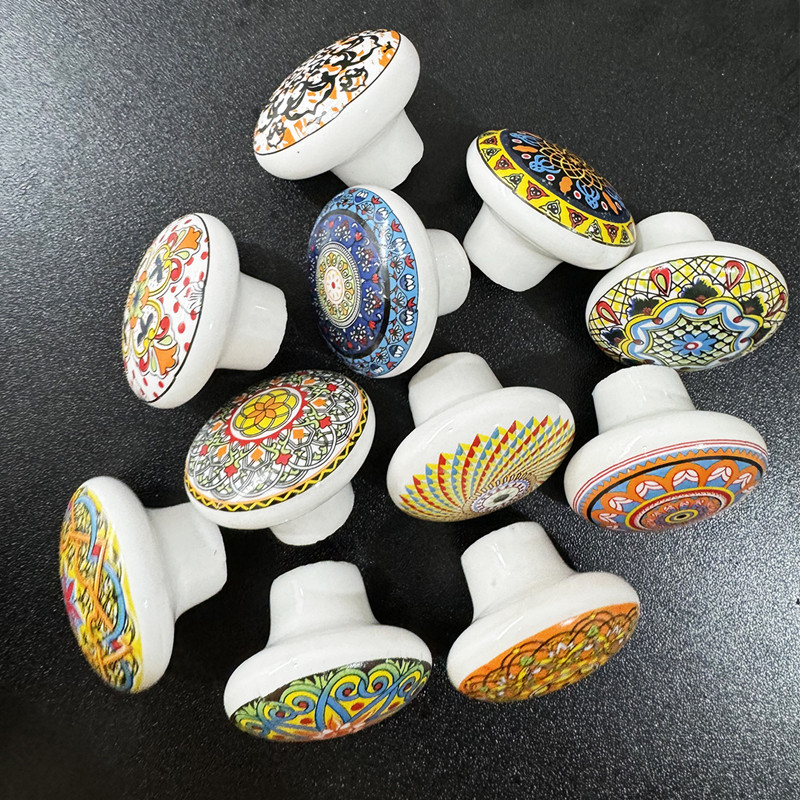 Bohemian Ceramic Single Hole C - Vintage Furniture Hardware Pulls recensie en prijs