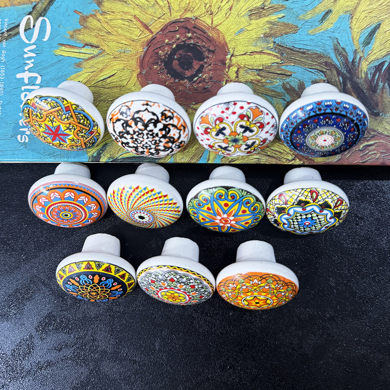 Bohemian Ceramic Single Hole C - Vintage Furniture Hardware Pulls recensie en prijs