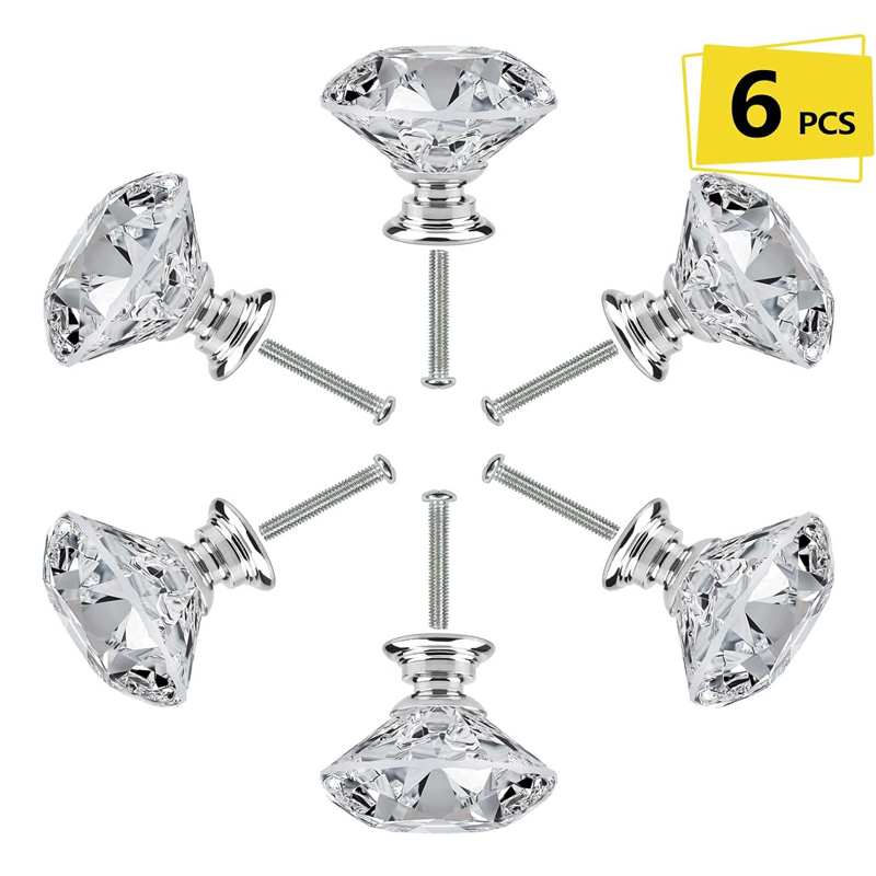 6Pcs Cabinet Knob with Screws  - Furniture Hardware Brackets recensie en prijs