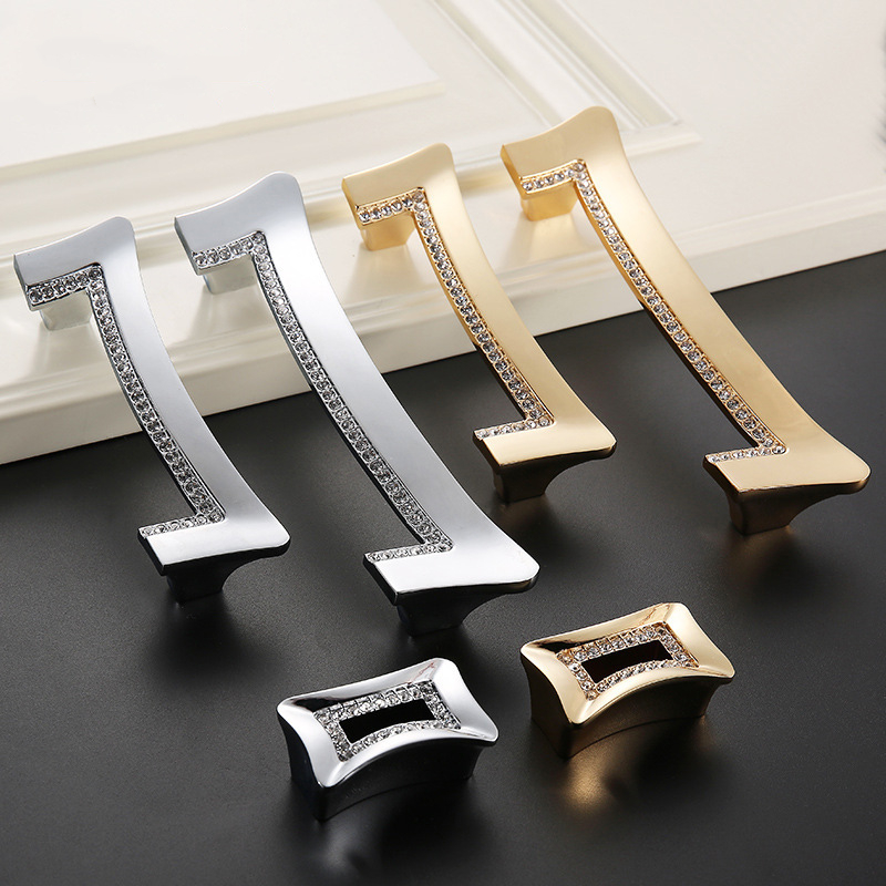 Luxury Gold Czech Crystal Cabi - Vintage Furniture Hardware Pulls recensie en prijs