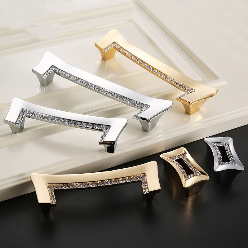 Luxury Gold Czech Crystal Cabi - Vintage Furniture Hardware Pulls recensie en prijs
