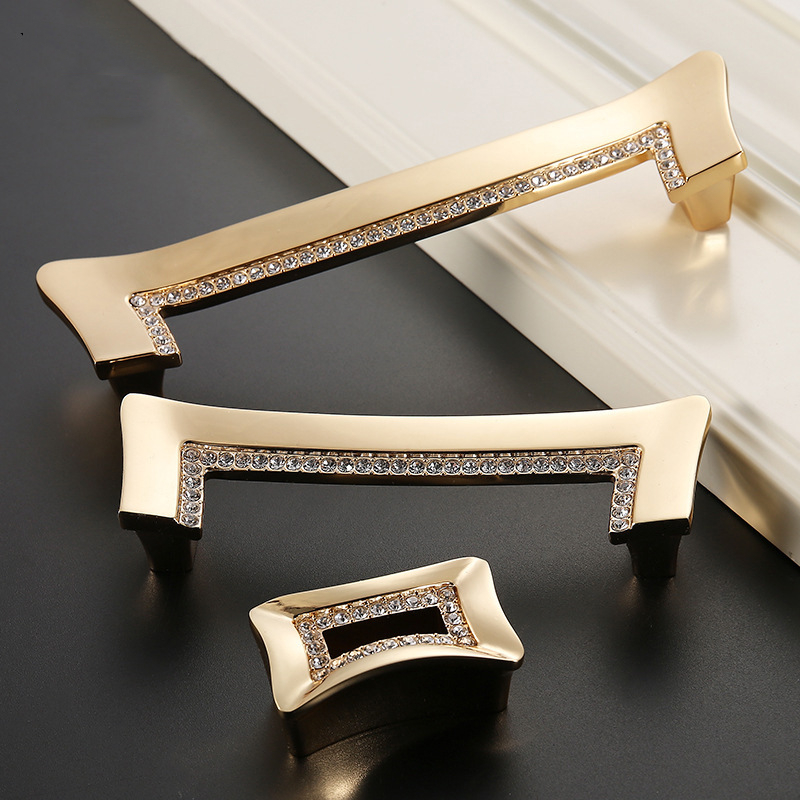 Luxury Gold Czech Crystal Cabi - Vintage Furniture Hardware Pulls recensie en prijs