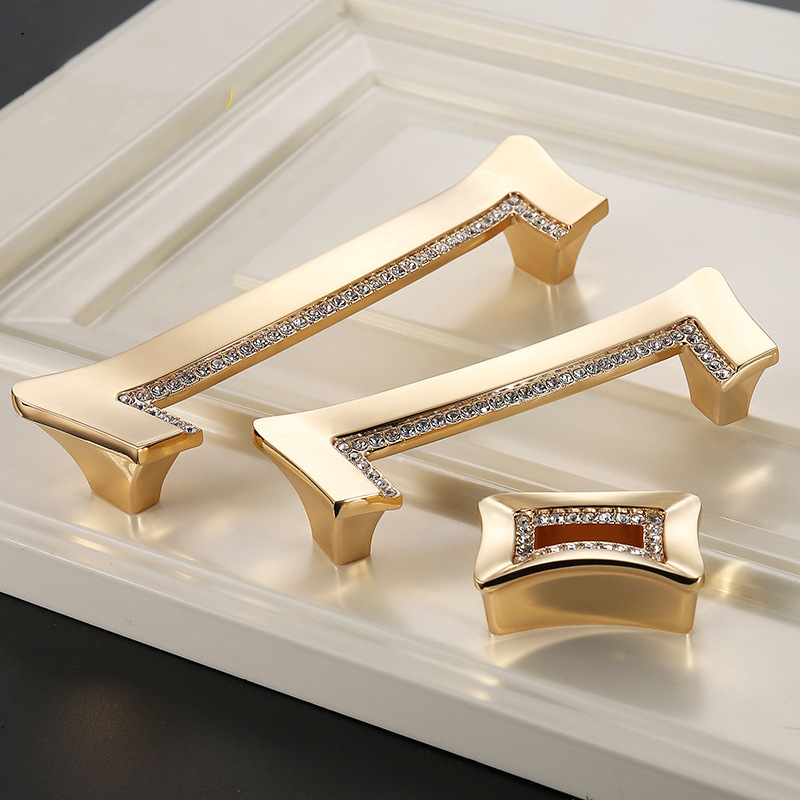 Luxury Gold Czech Crystal Cabi - Vintage Furniture Hardware Pulls recensie en prijs