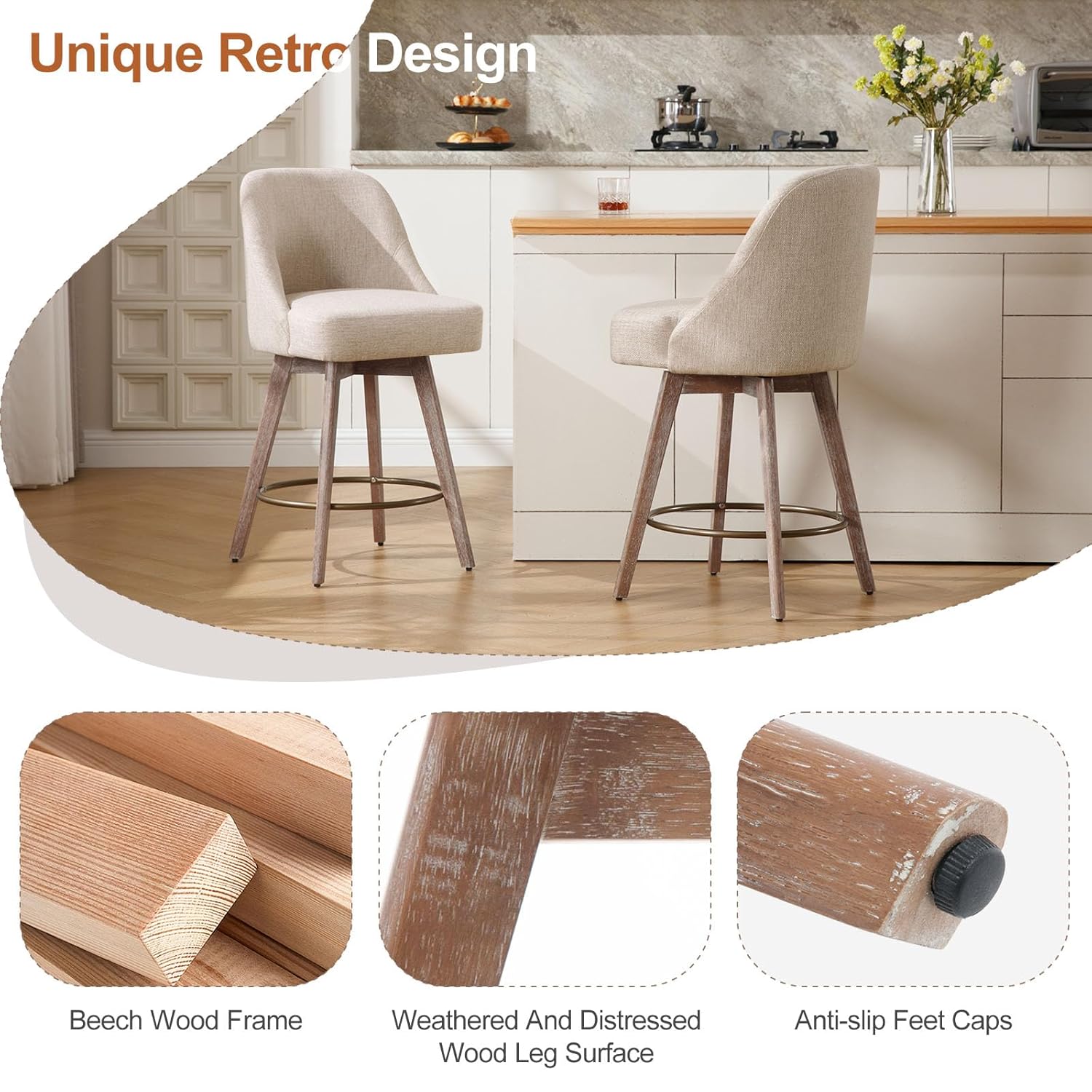 Counter Height Bar Stools Set  - Furniture Leg Set recensie en prijs