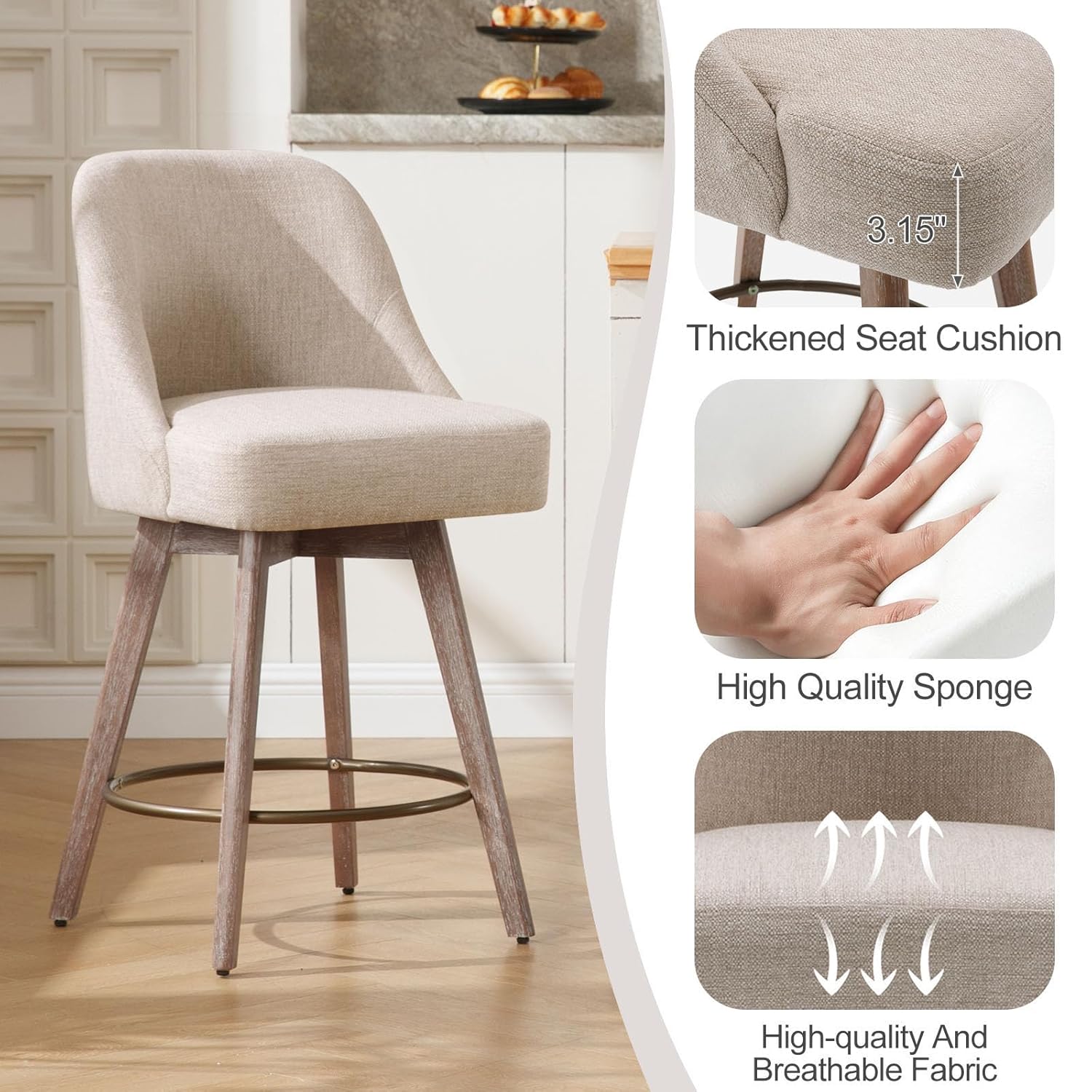 Counter Height Bar Stools Set  - Furniture Leg Set recensie en prijs