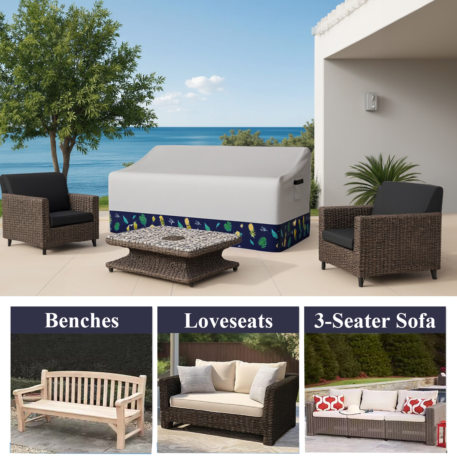 Outdoor Sofa Cover Waterproof  - Furniture Home Hardware recensie en prijs