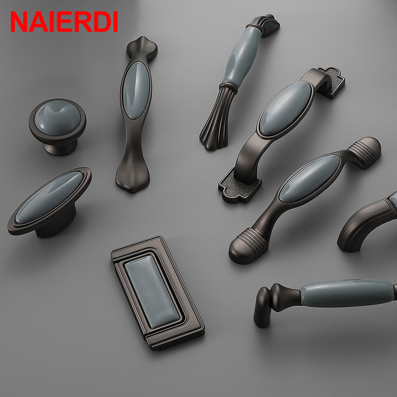 NAIERDI Ceramic Cabinet Knobs  - Vintage Furniture Hardware Pulls recensie en prijs