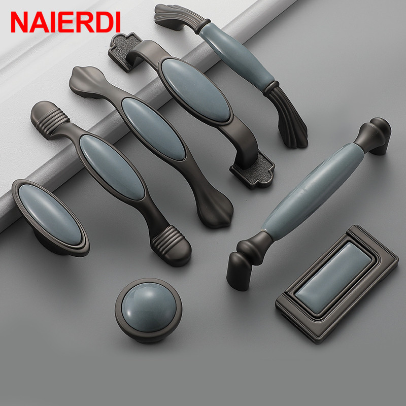 NAIERDI Ceramic Cabinet Knobs  - Vintage Furniture Hardware Pulls recensie en prijs