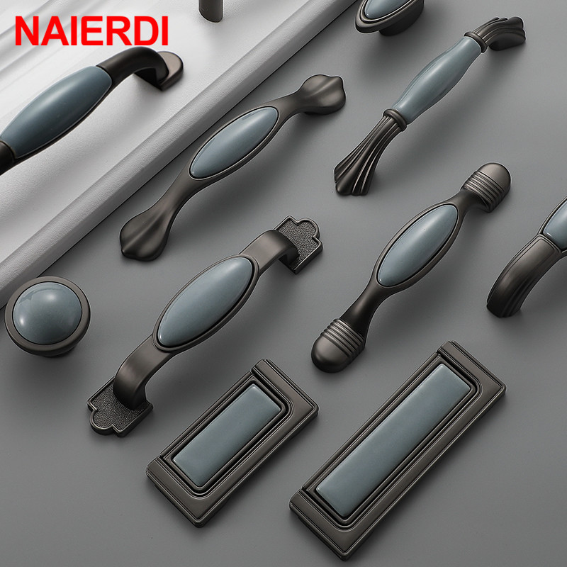 NAIERDI Ceramic Cabinet Knobs  - Vintage Furniture Hardware Pulls recensie en prijs